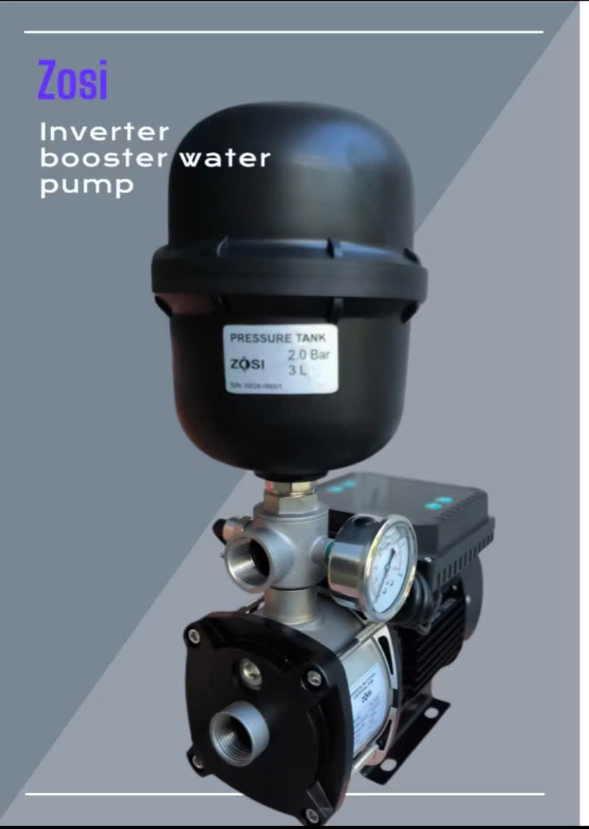 Bơm Nước Tăng Áp Biến Tần Zosi 1000W
